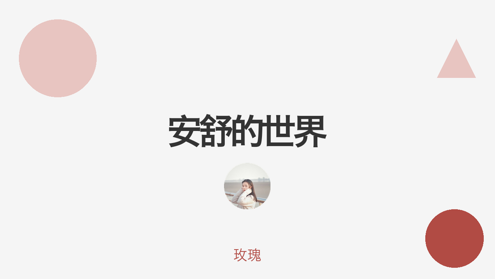 安舒的世界 封面