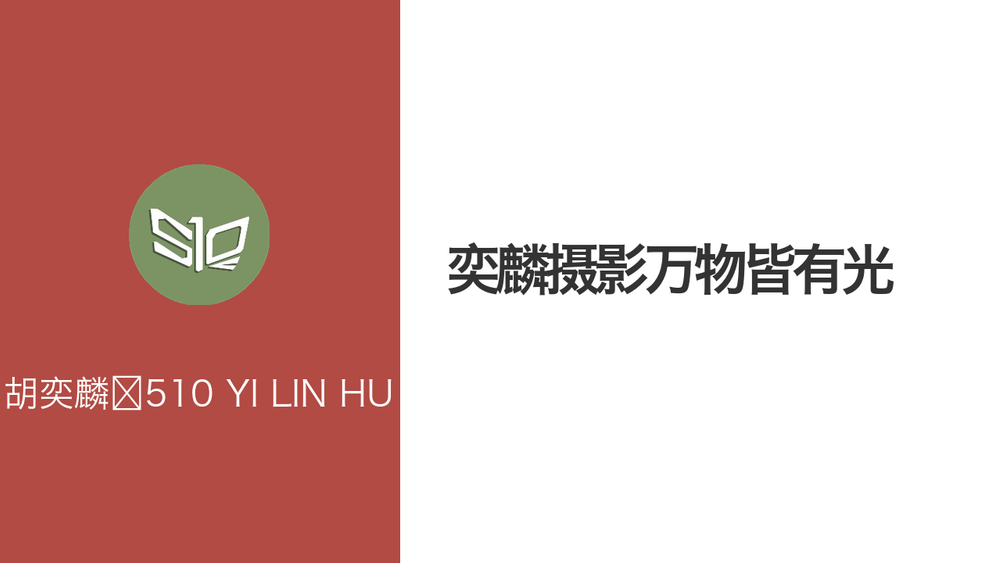 奕麟摄影万物皆有光 封面
