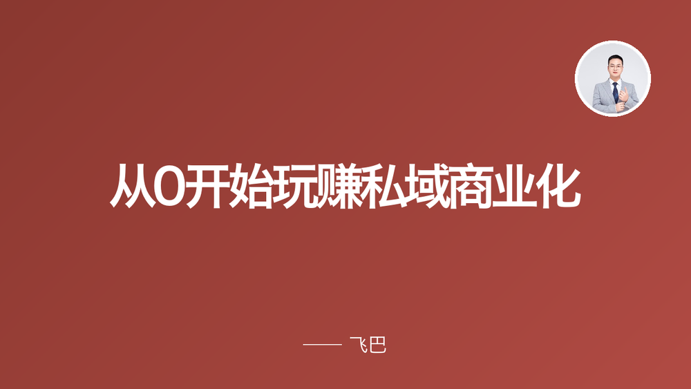 从0开始玩赚私域商业化 封面