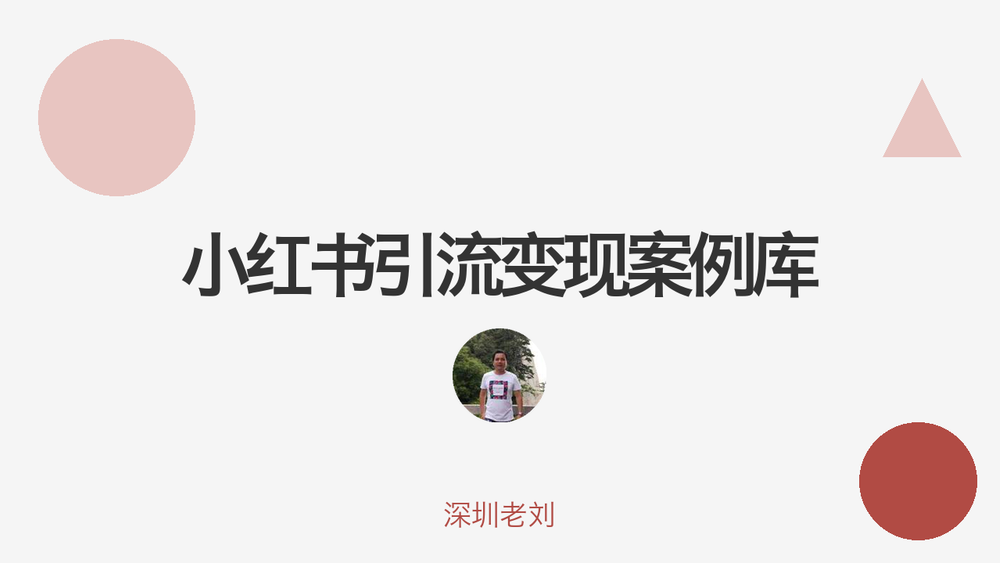 小红书引流变现案例库 封面