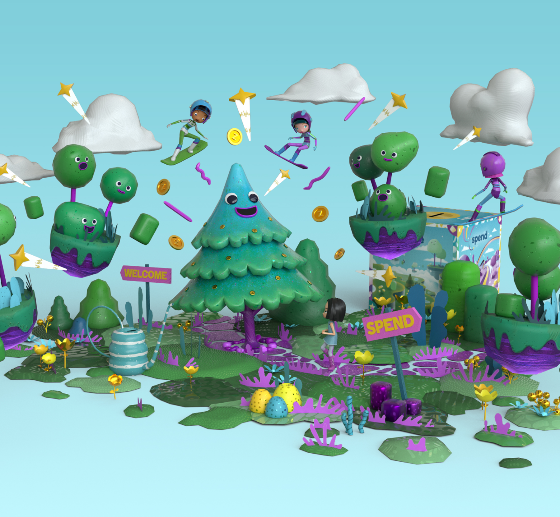 Ally surreal money playground, asset 3