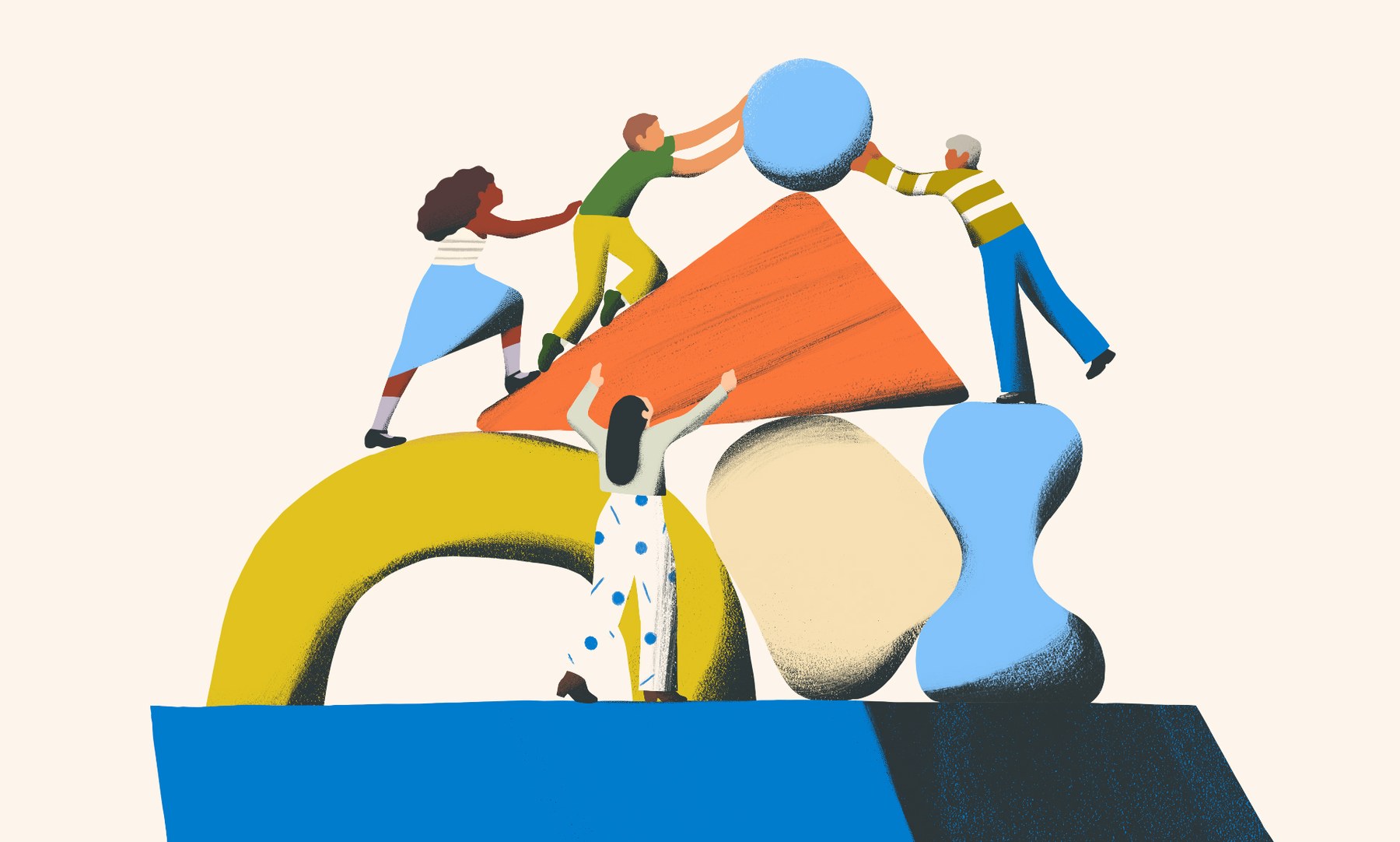 LinkedIn painterly celebration scenes, asset 3