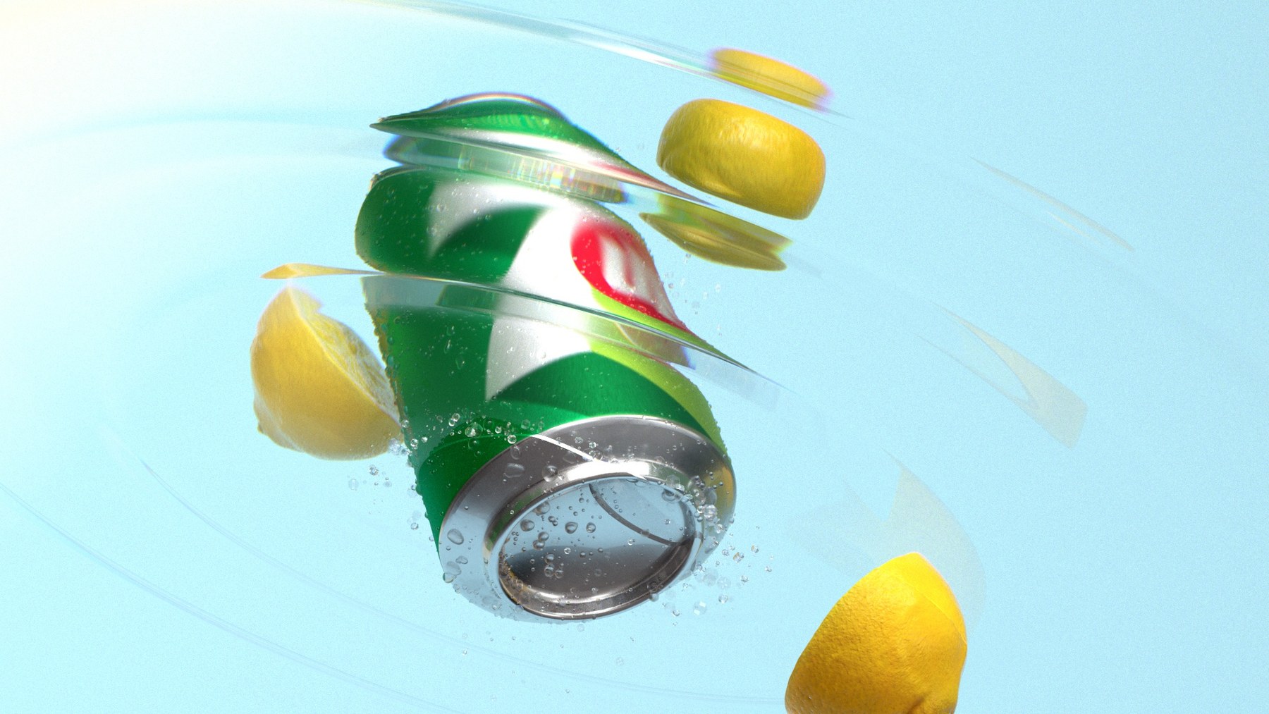 7UP effervescent fruit world, asset 3