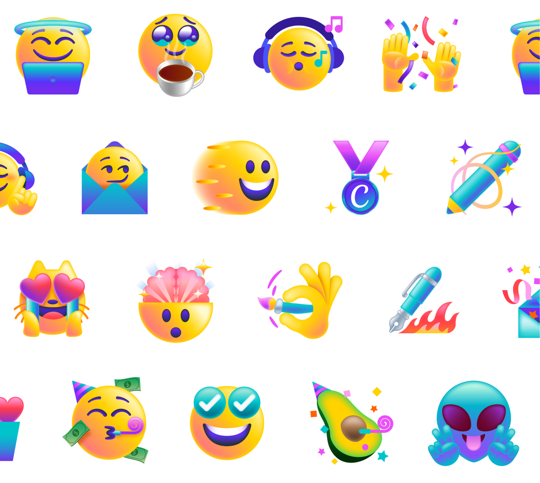 Canva dimensional emoji library, asset 3