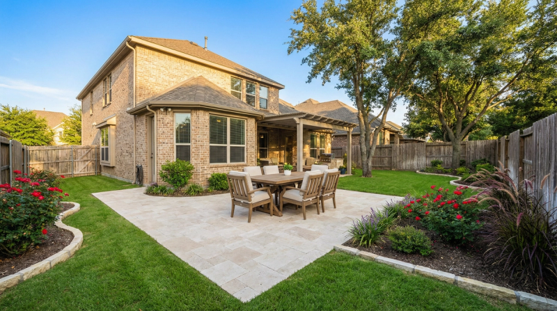 Paver patio project DFW