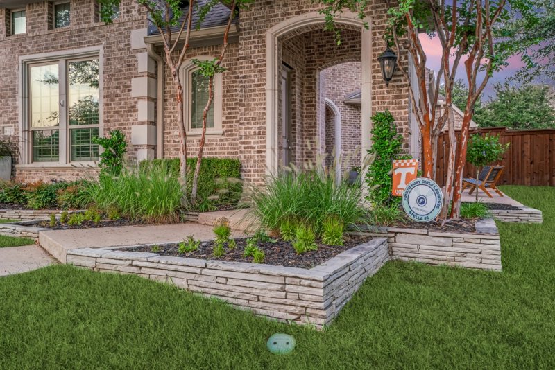 Stone border project DFW