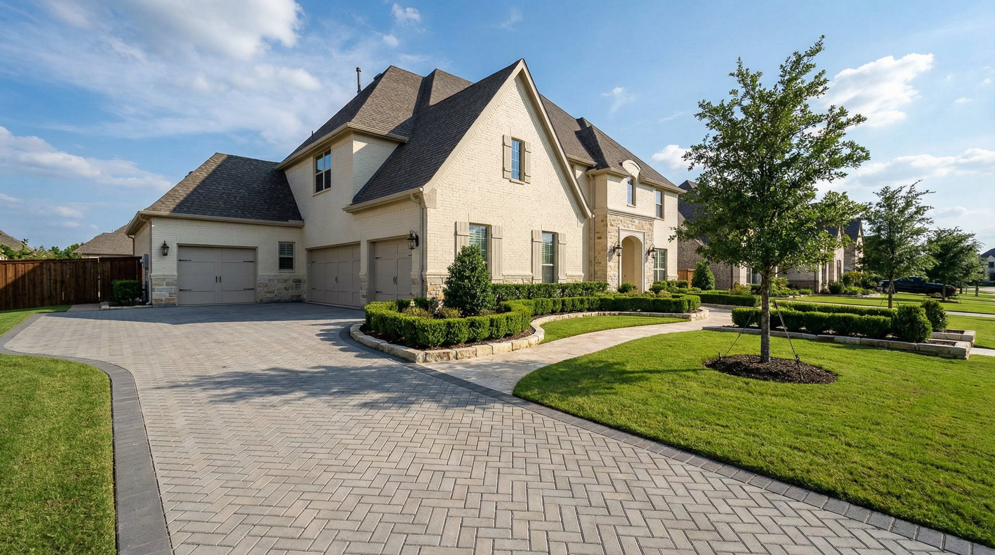 Completed outdoor living project by True Star Outdoor Solutions
