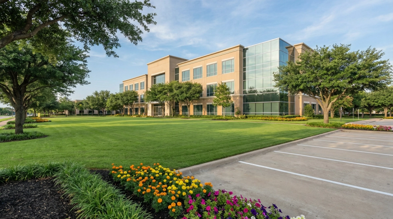 True Star crew on commercial property