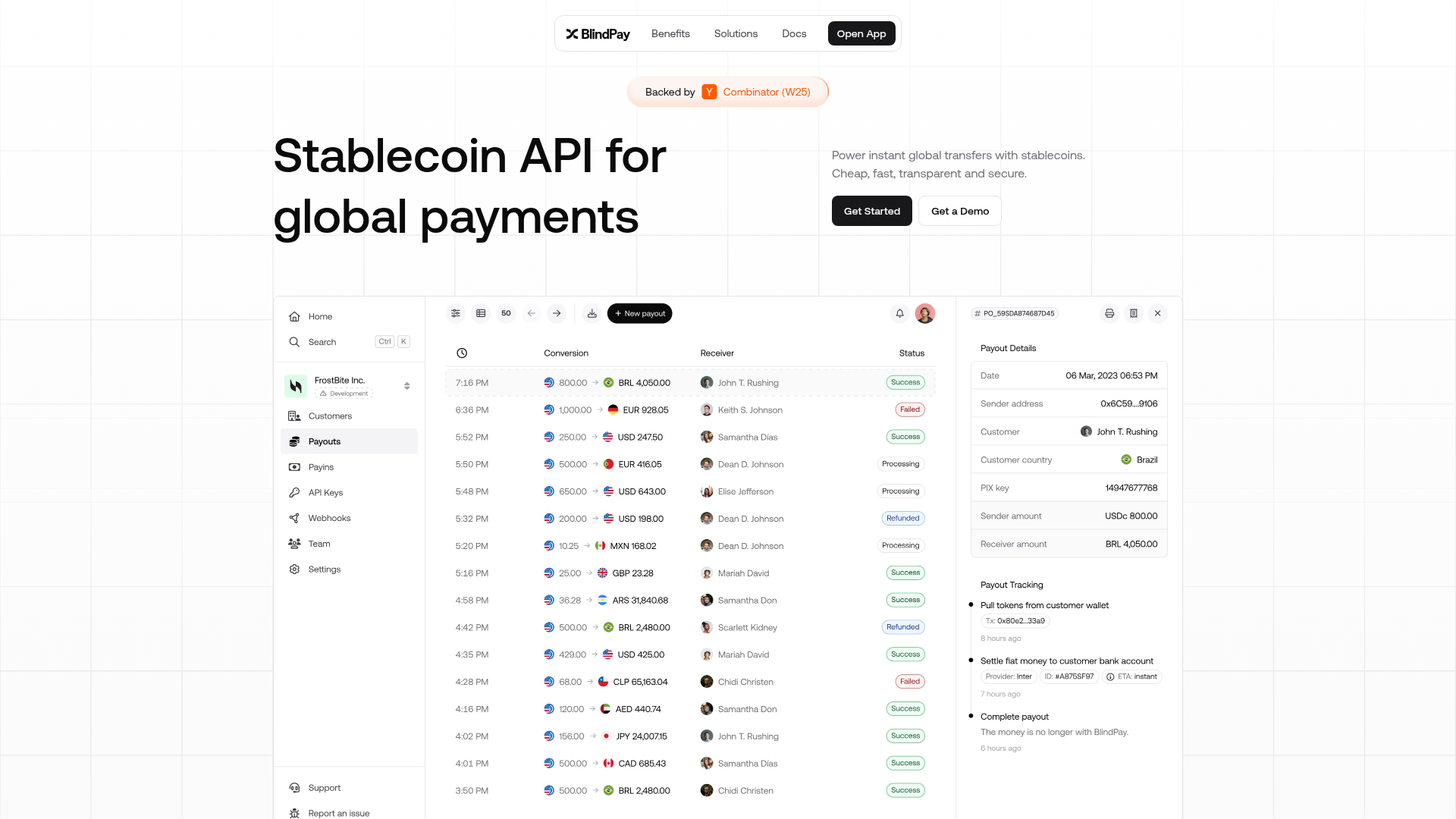 BlindPay website screenshot