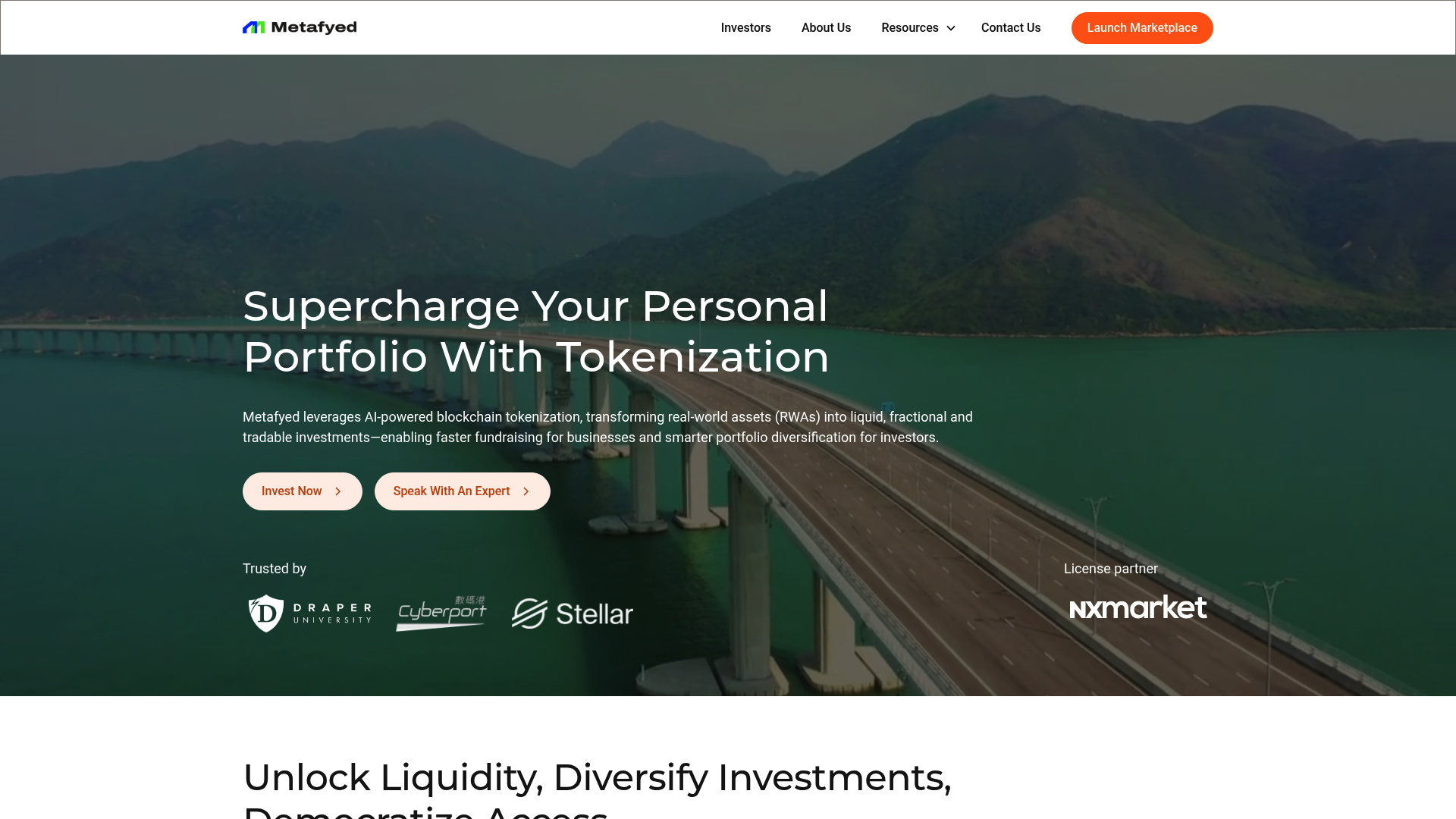 Metafyed website screenshot