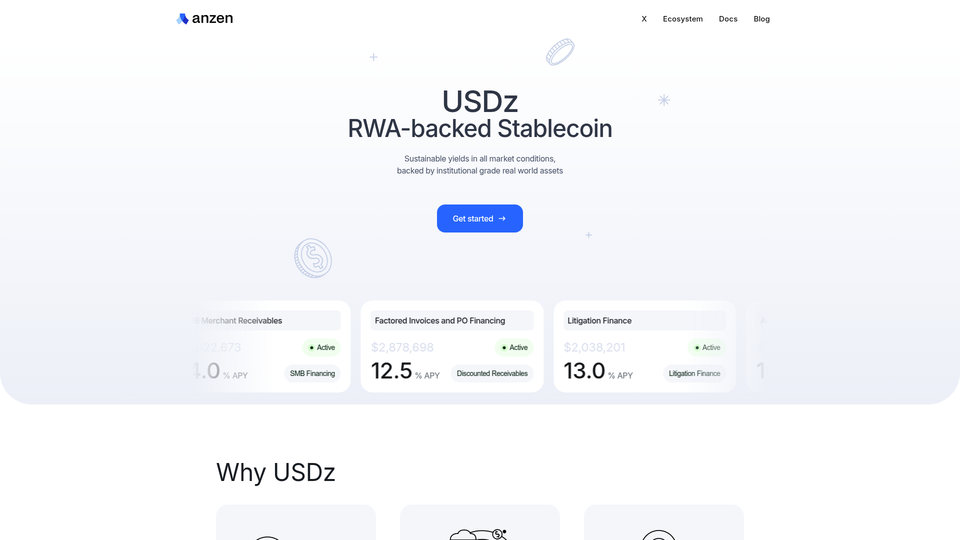 Anzen website screenshot