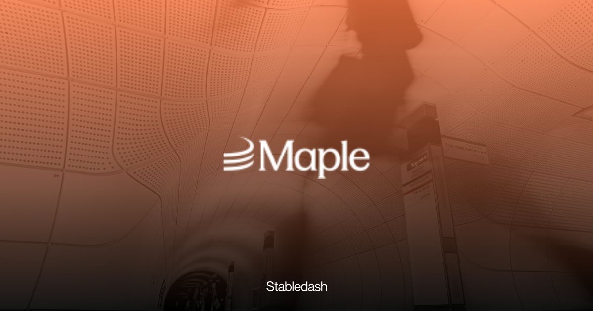 Maple Finance Hits $2.16M in Monthly Revenue, Surpassing Year-End AUM Targets Ahead of Schedule