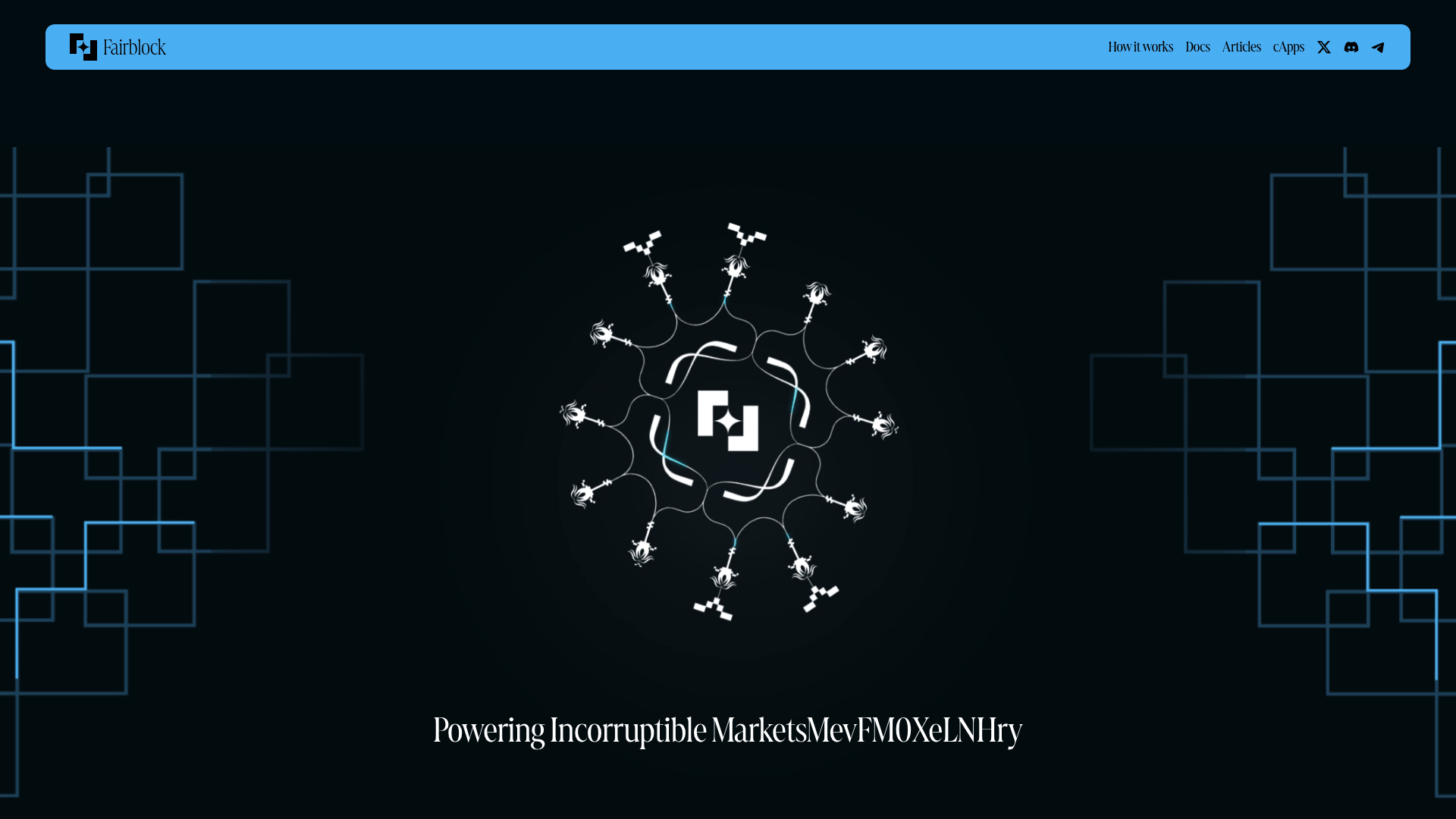 Fairblock website screenshot
