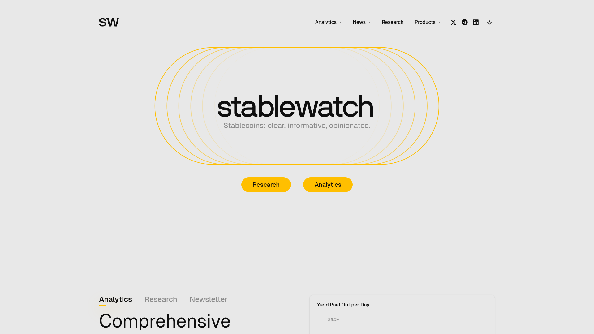 Stablewatch website screenshot