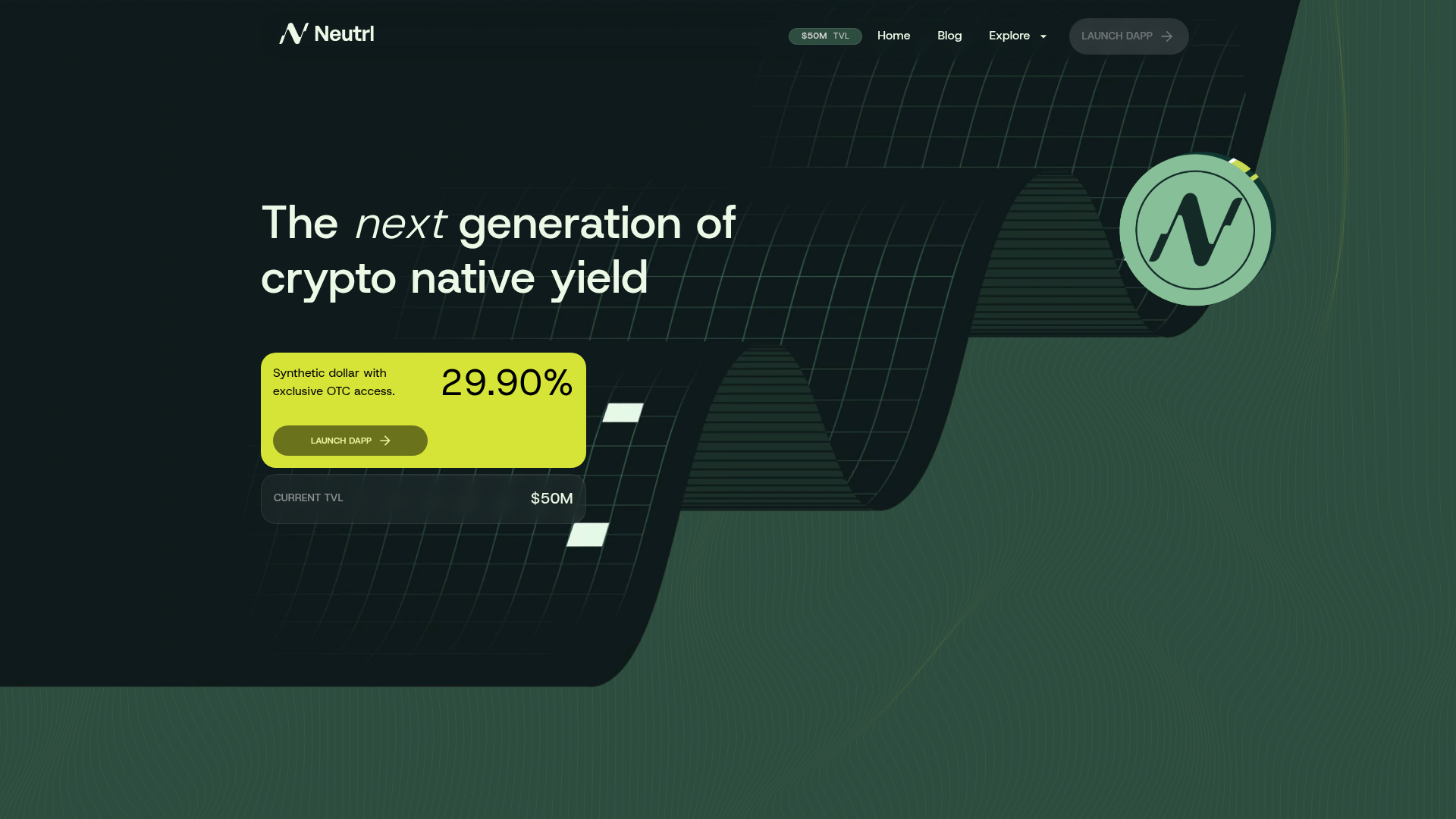 Neutrl website screenshot