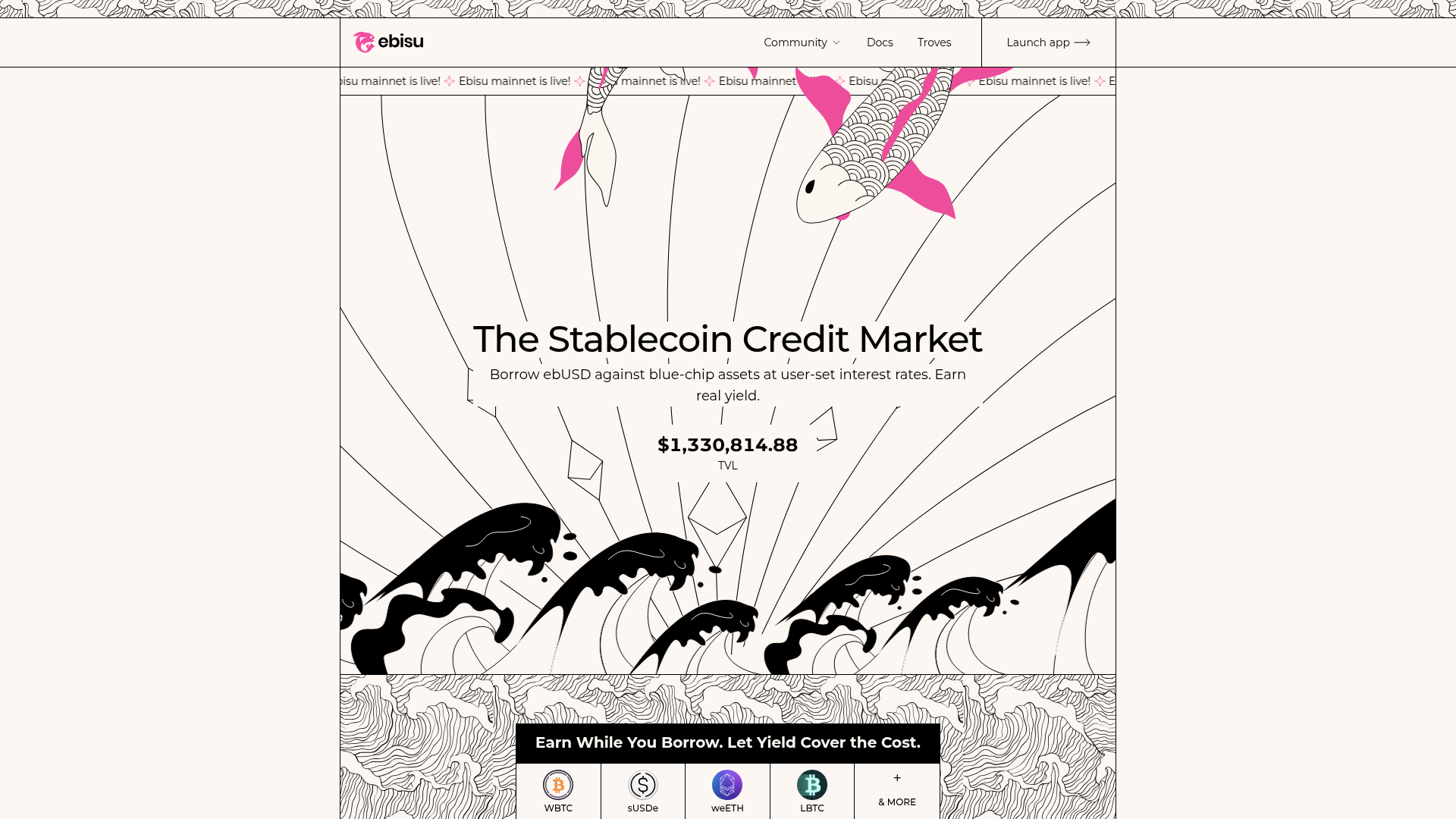 Ebisu website screenshot