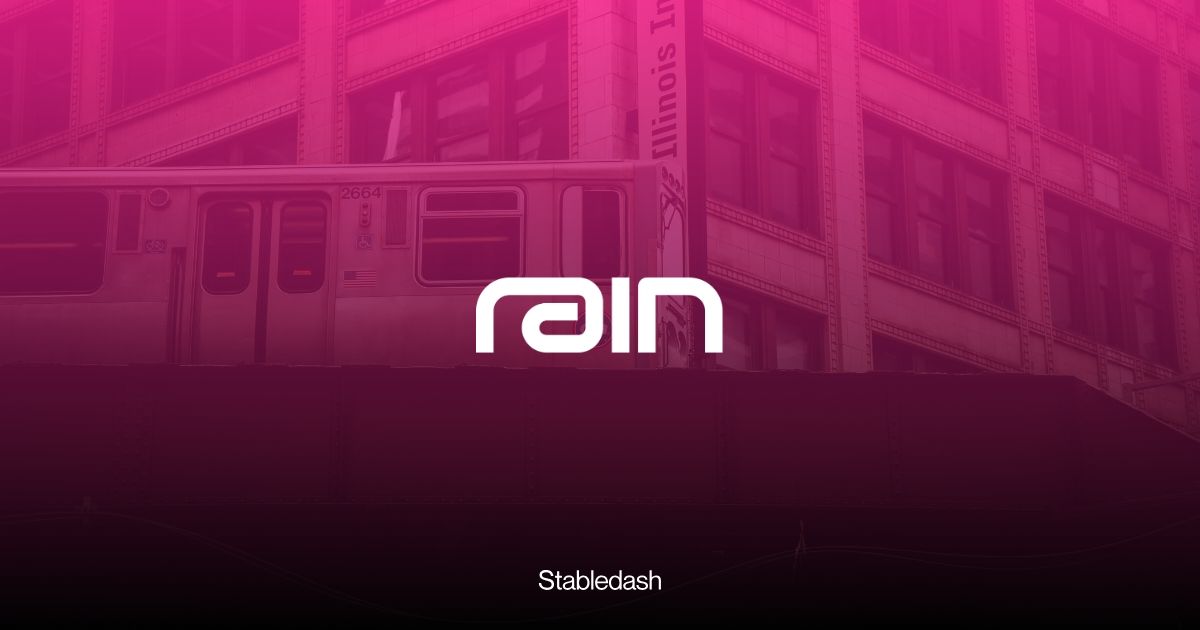 Rain Integrates with Plasma Blockchain to Launch Crypto Card Programs