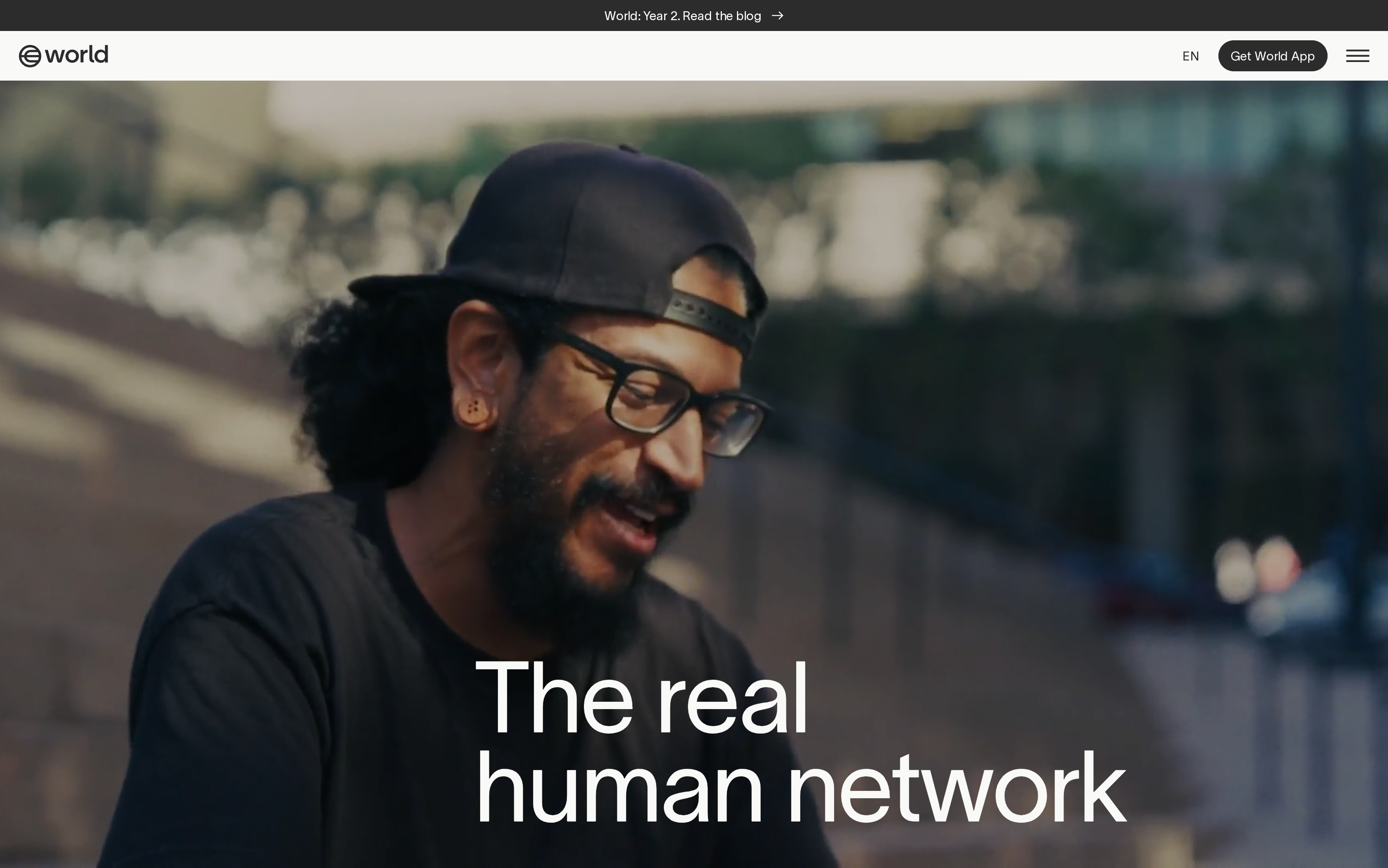 World App website screenshot