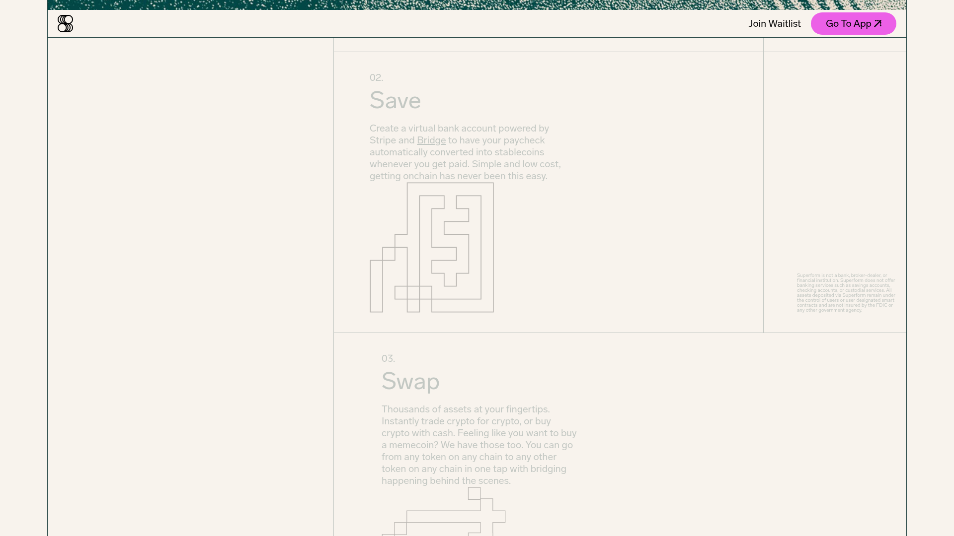 Superform website screenshot
