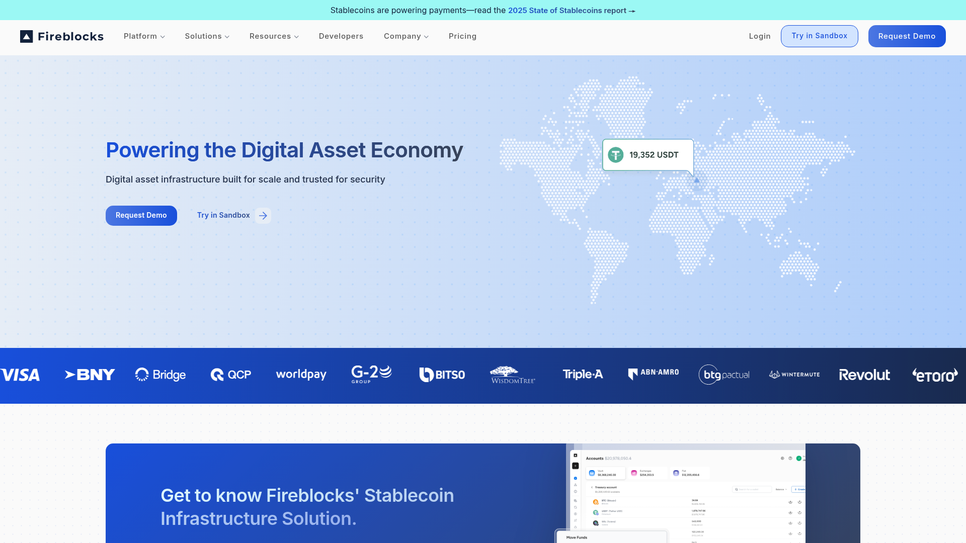 Fireblocks website screenshot