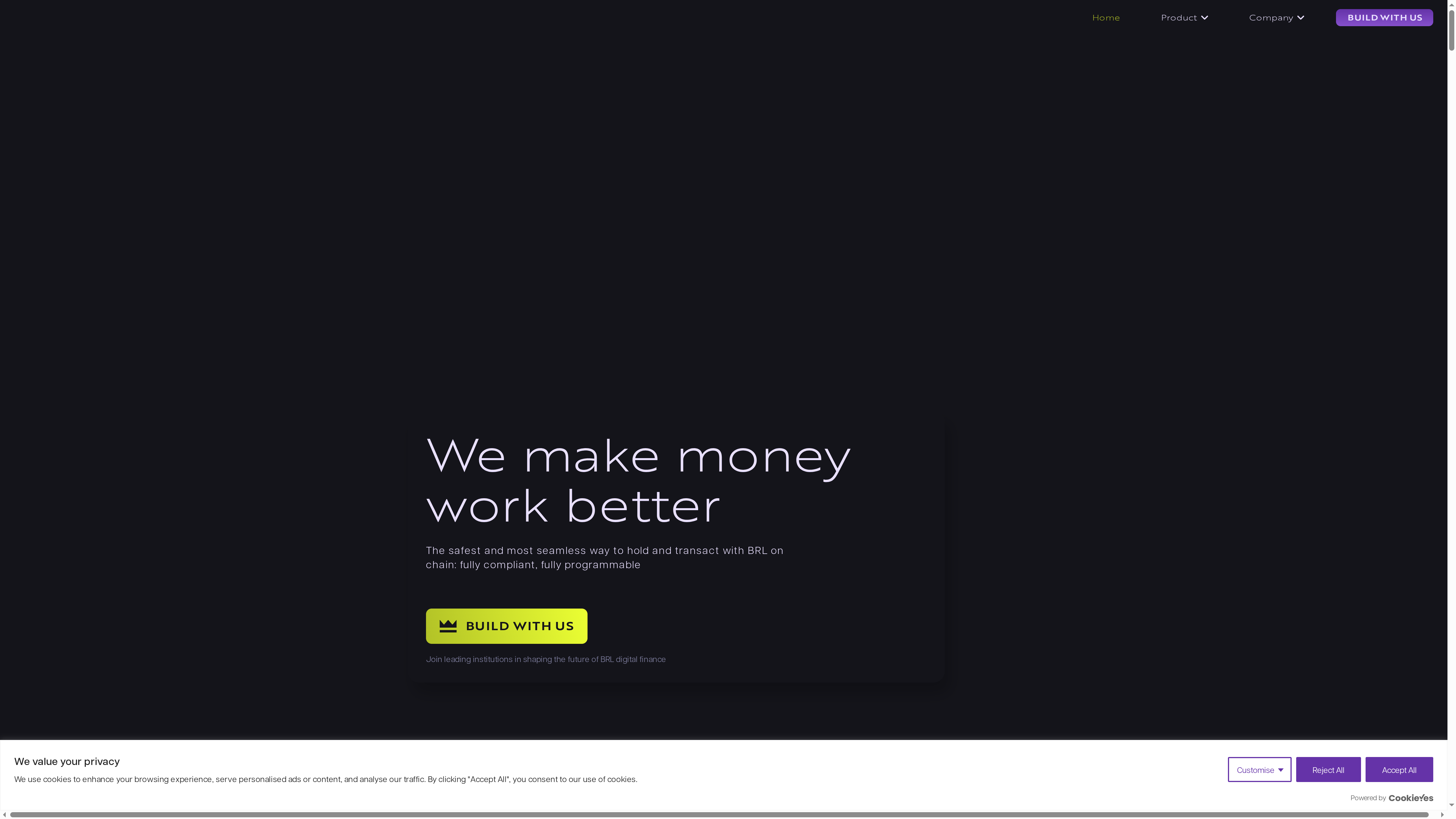 Crown website screenshot
