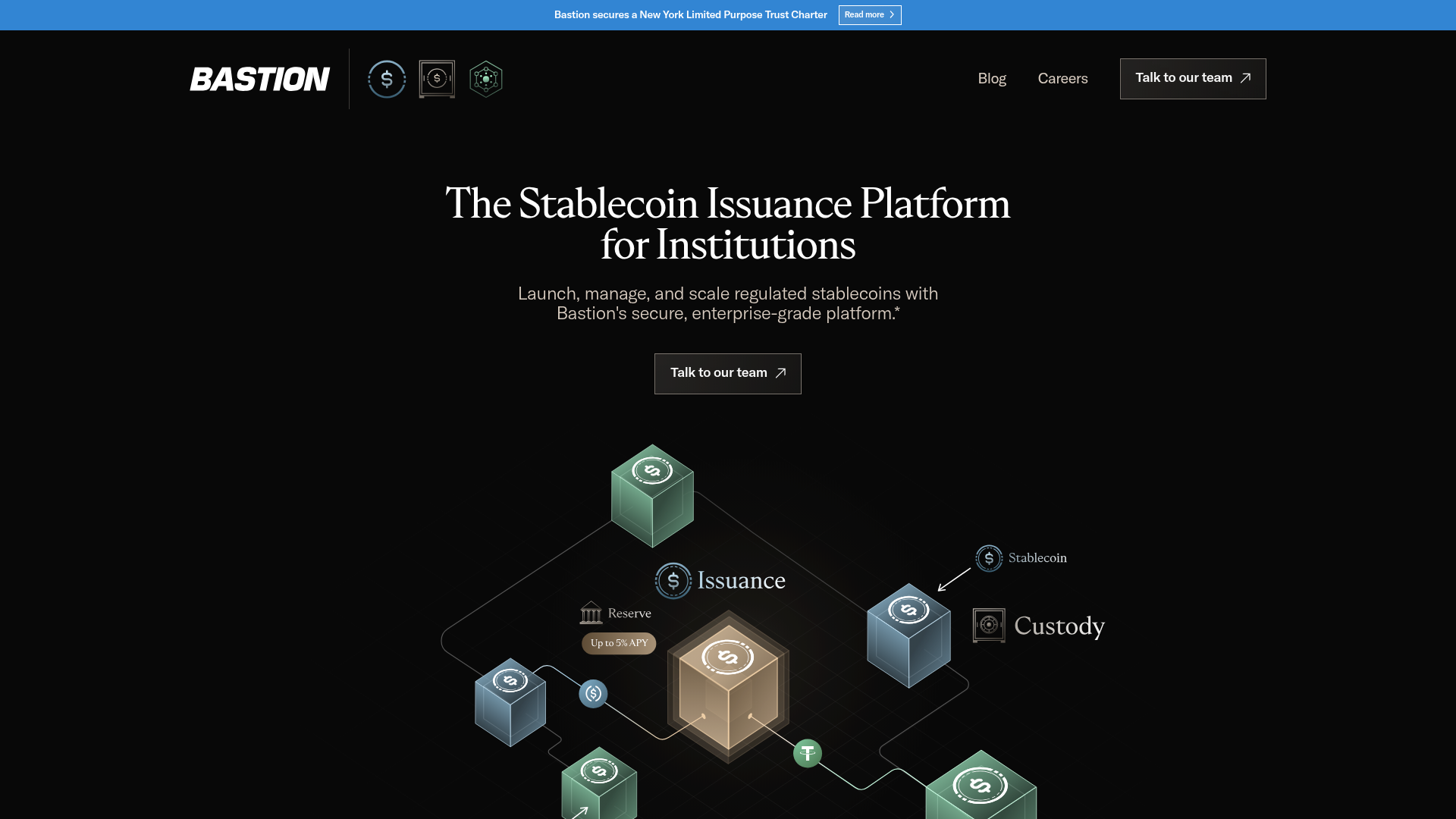 Bastion website screenshot