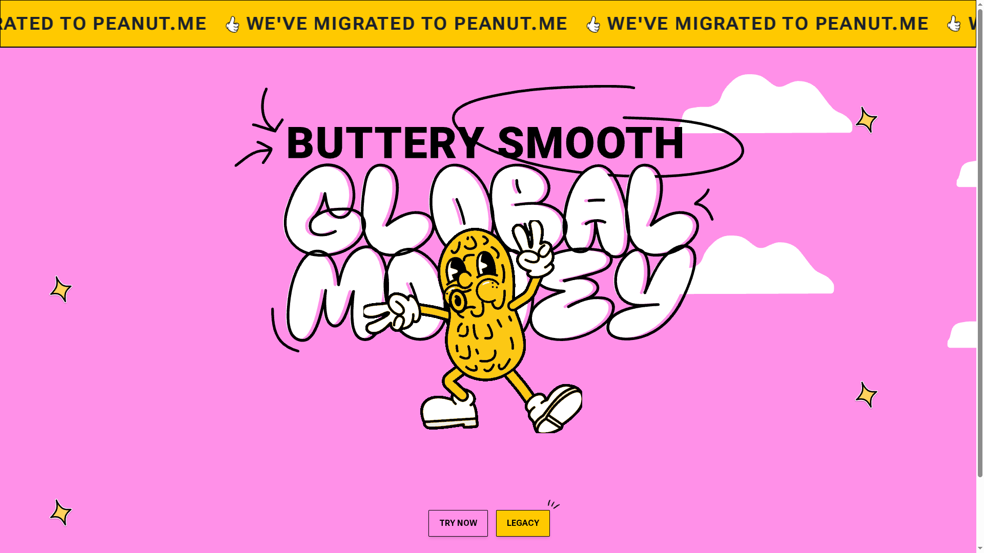 Peanut Protocol website screenshot