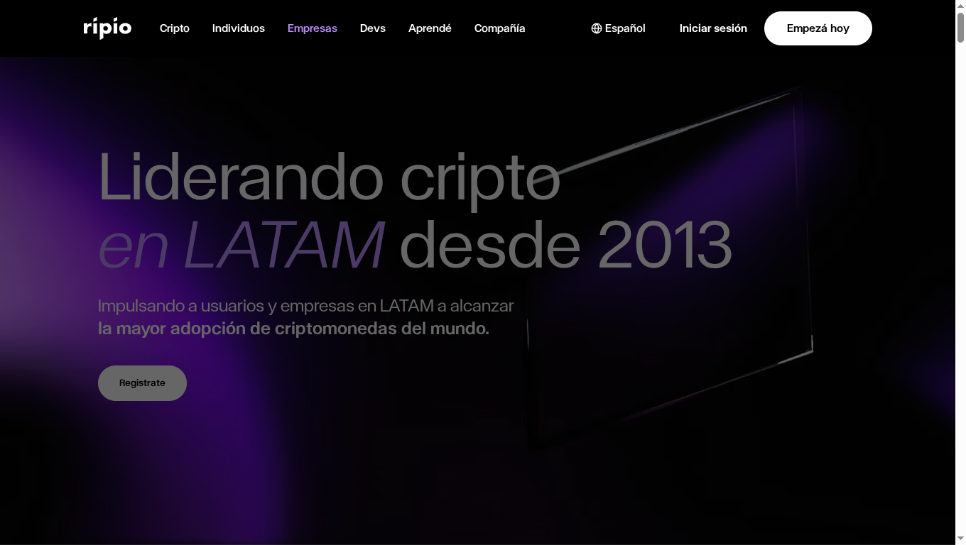 Ripio website screenshot
