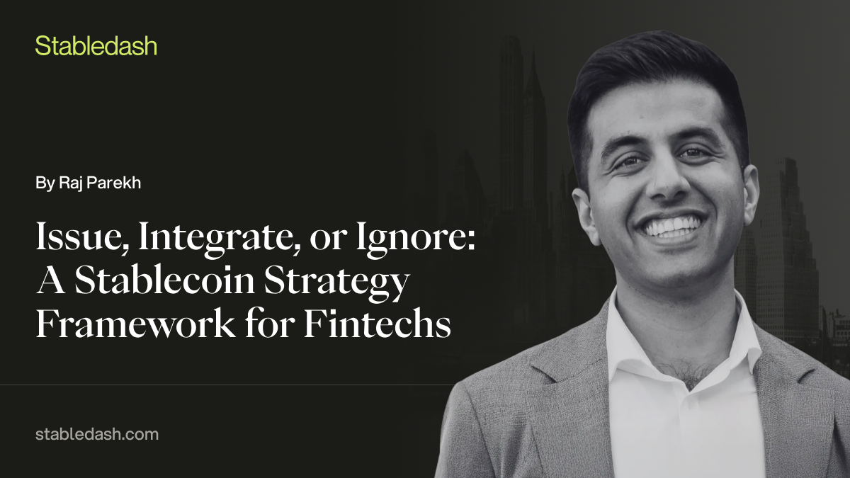 Issue, Integrate, or Ignore: A Stablecoin Strategy Framework for Fintechs