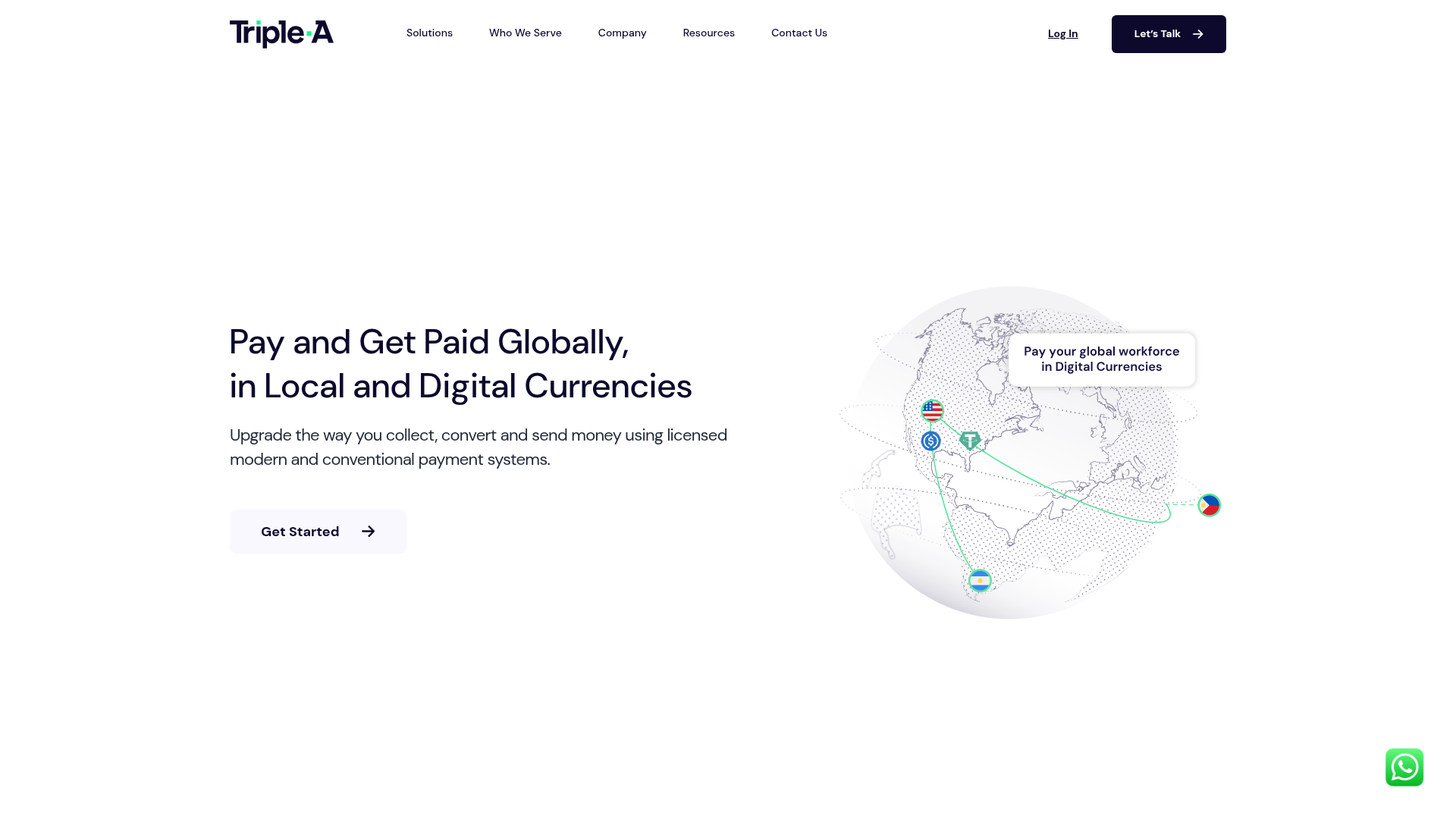 Triple-A website screenshot