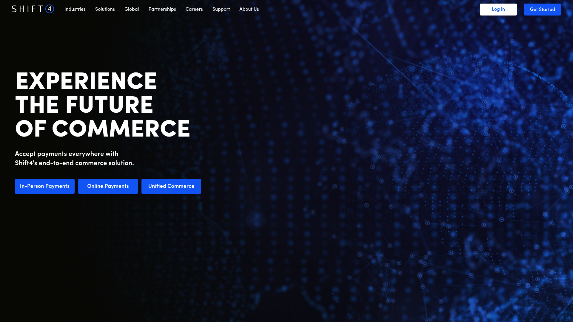 Shift4 website screenshot