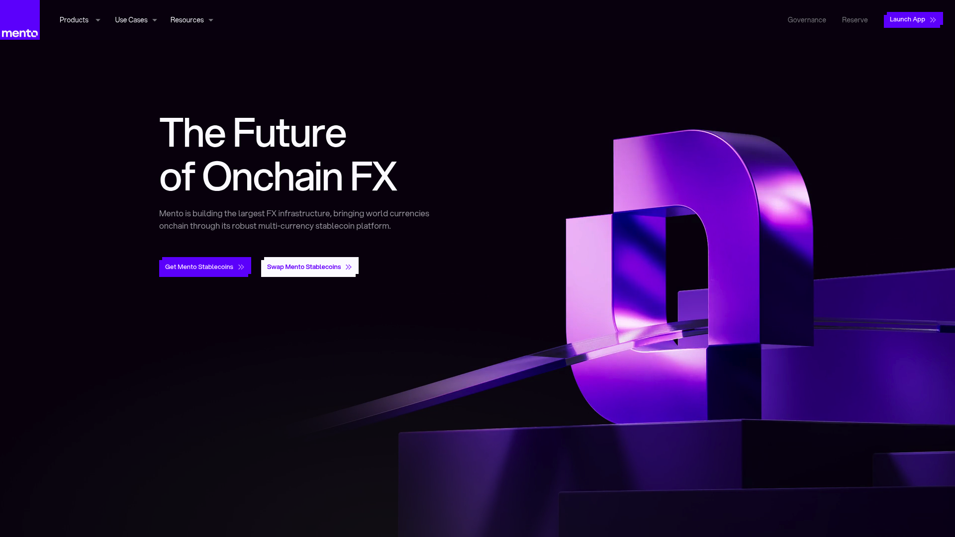 Mento Labs website screenshot