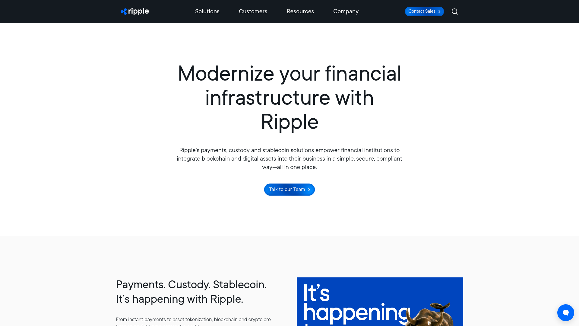 Ripple website screenshot
