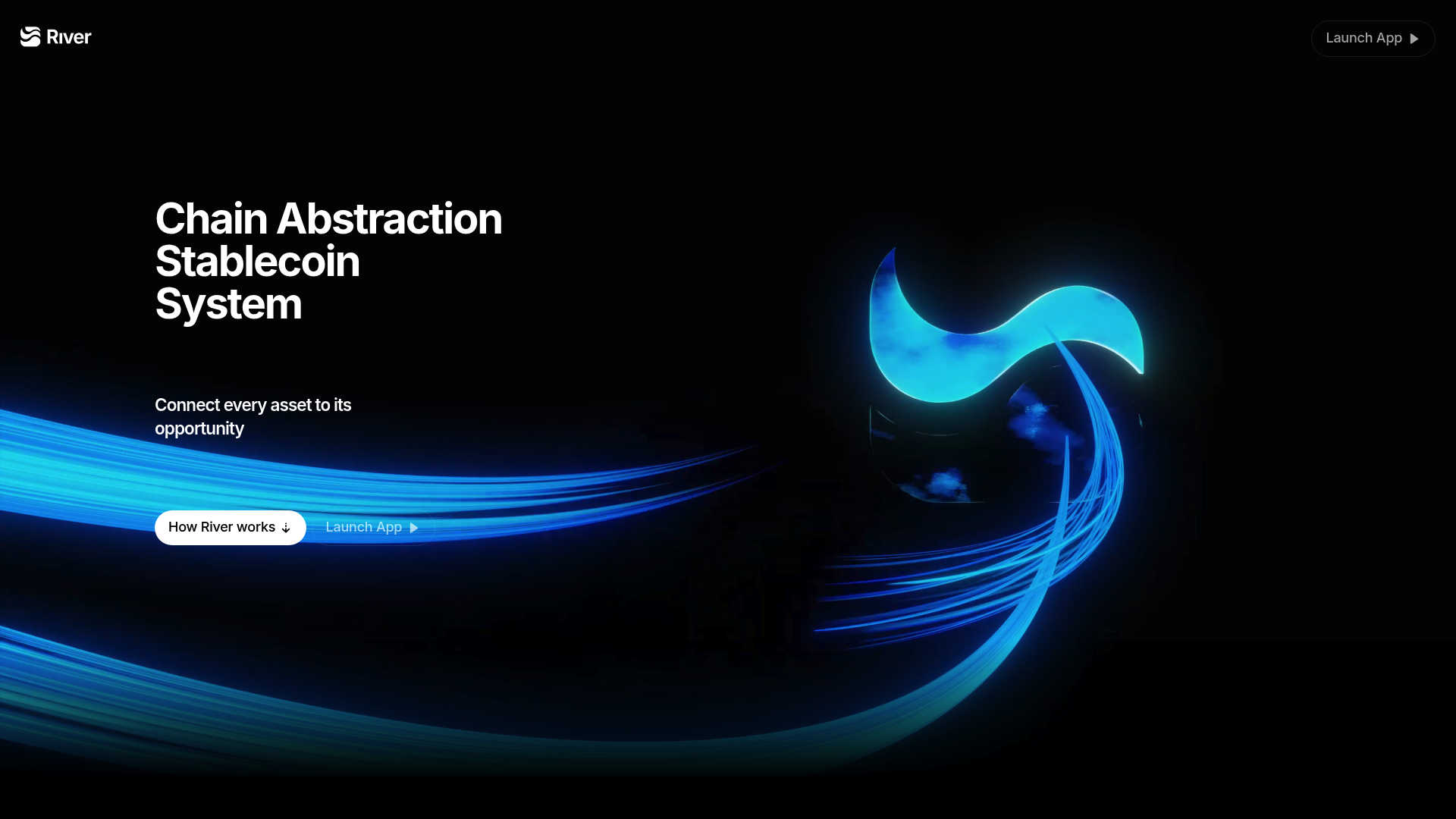 River website screenshot