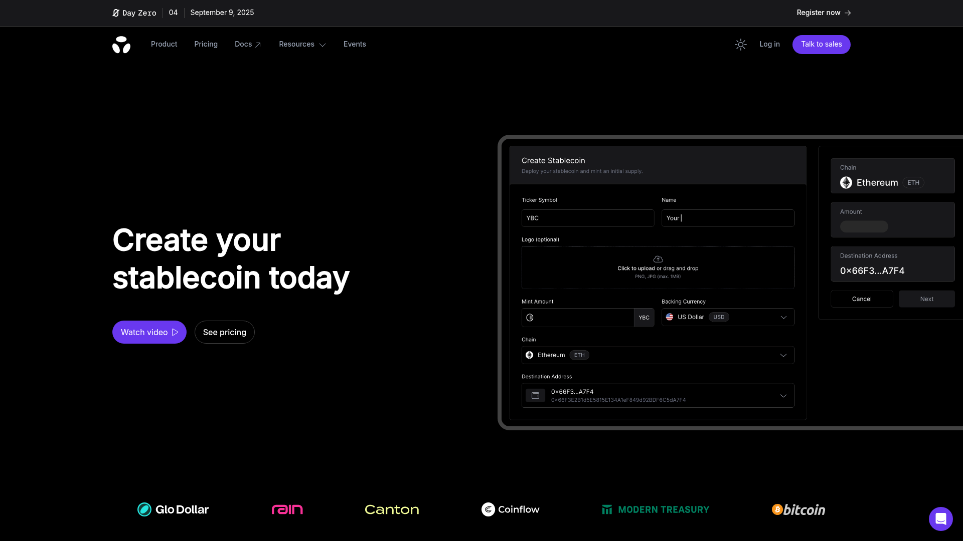 Brale website screenshot