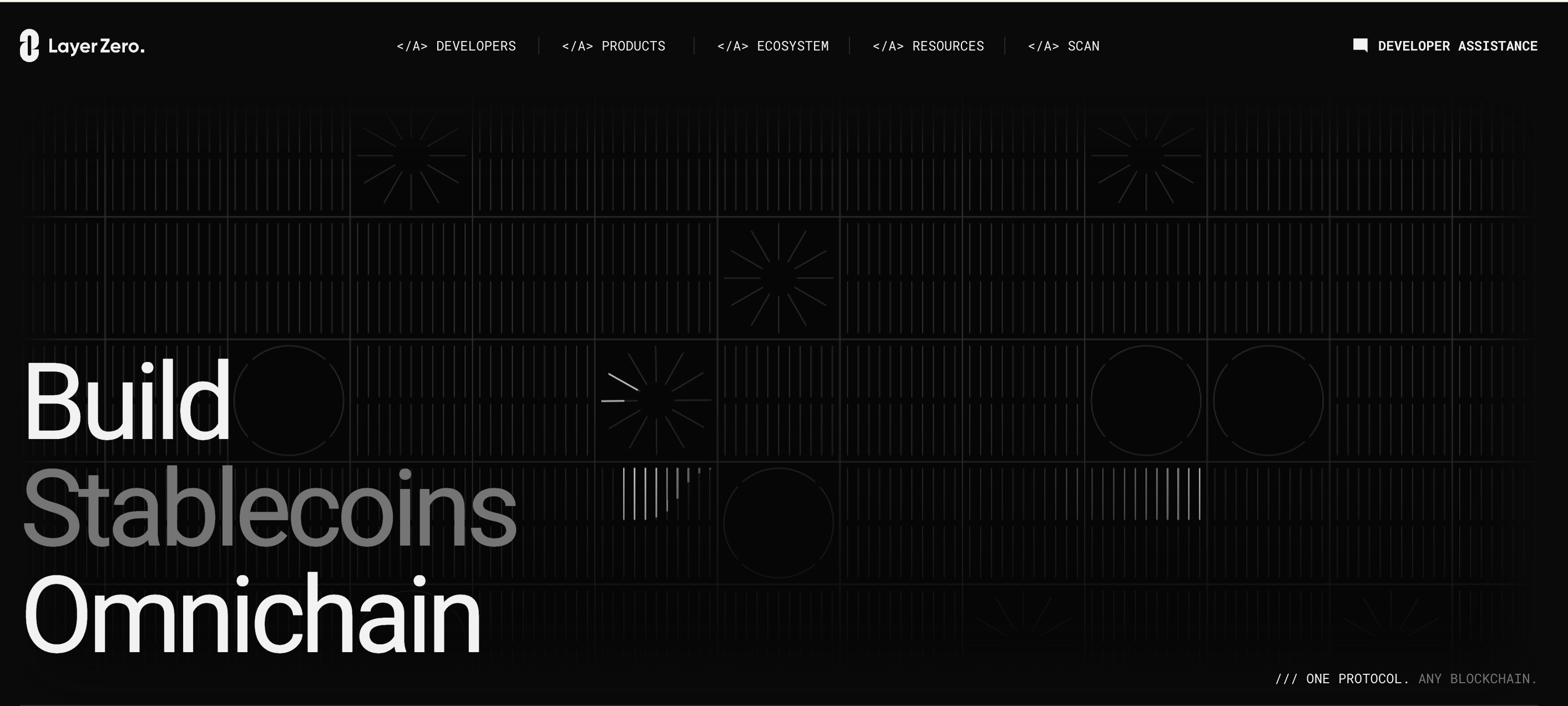 LayerZero website screenshot