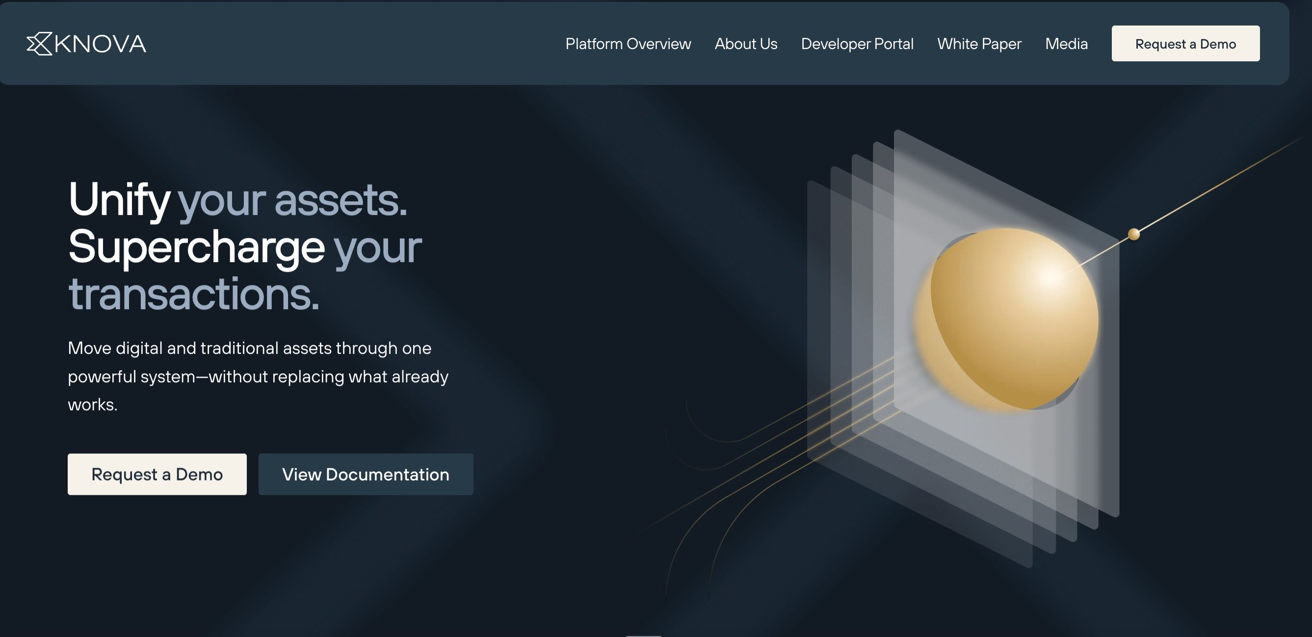 Knova website screenshot Knova website screenshot