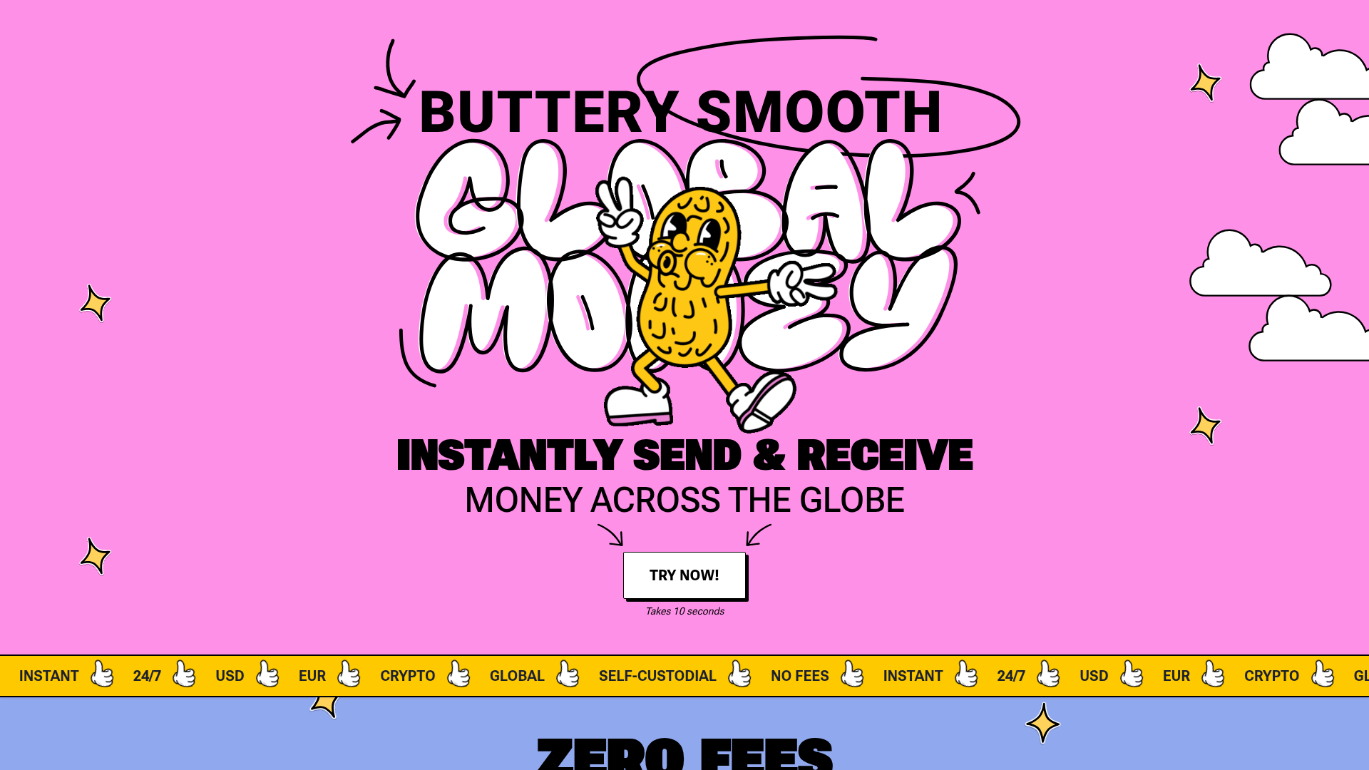 Peanut website screenshot