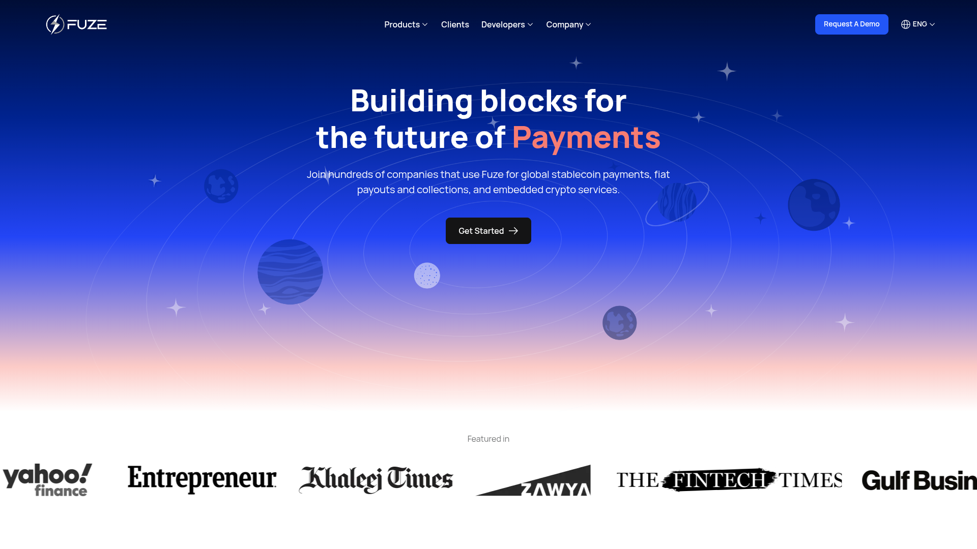 Fuze website screenshot
