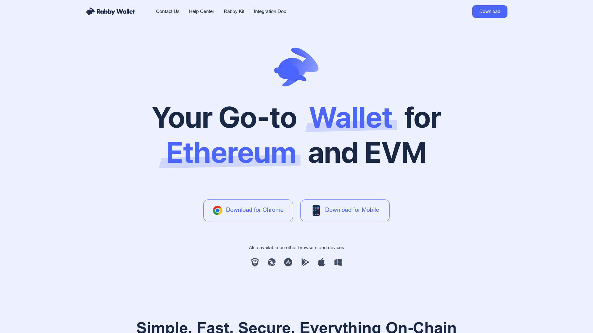 Rabby website screenshot
