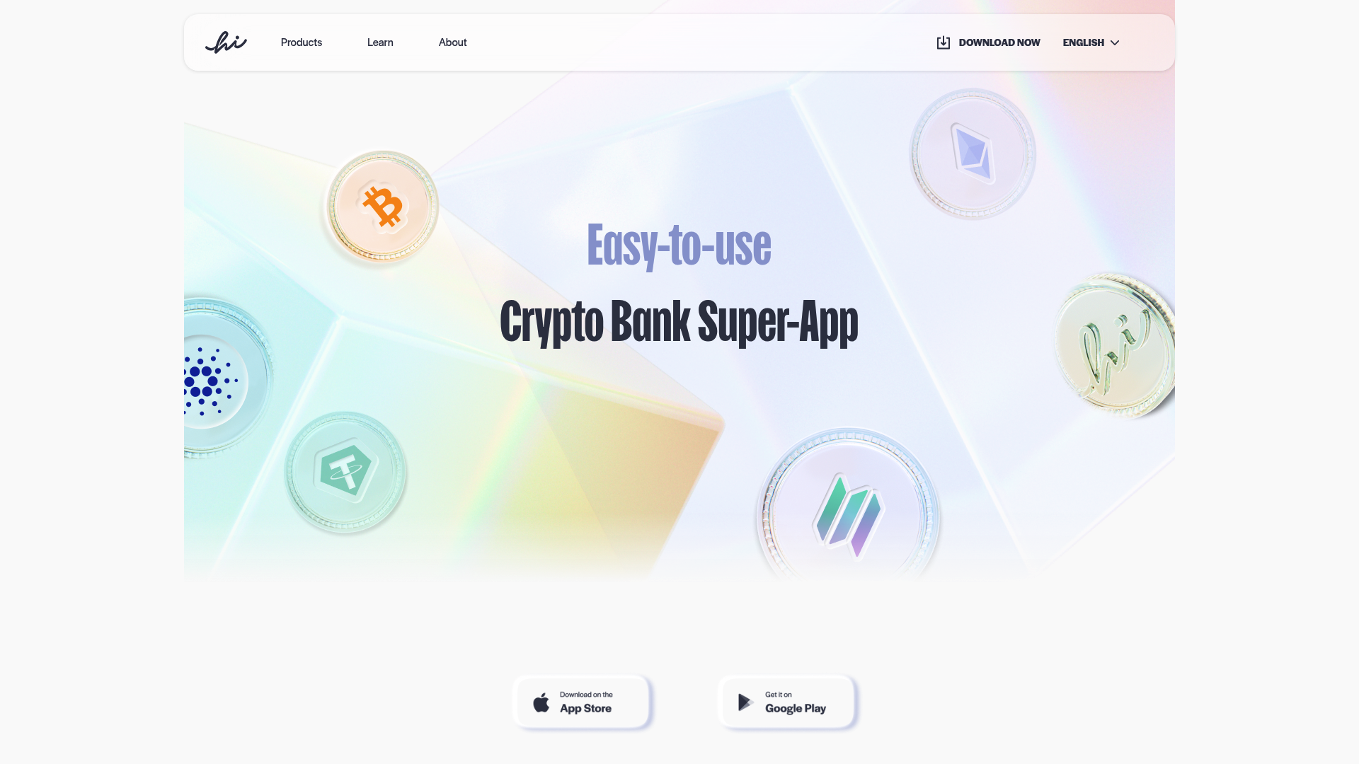 hi website screenshot