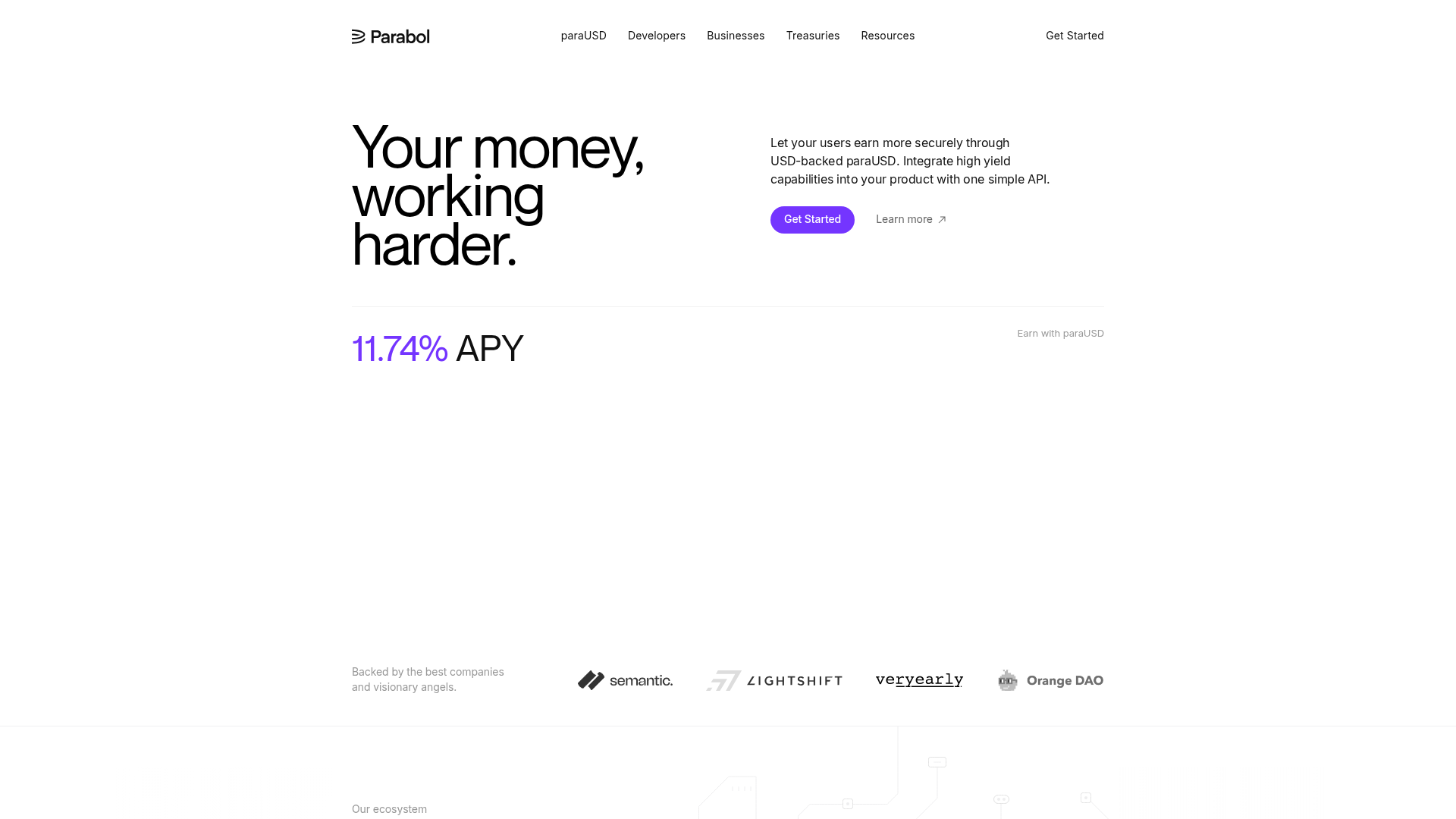 Parabol website screenshot