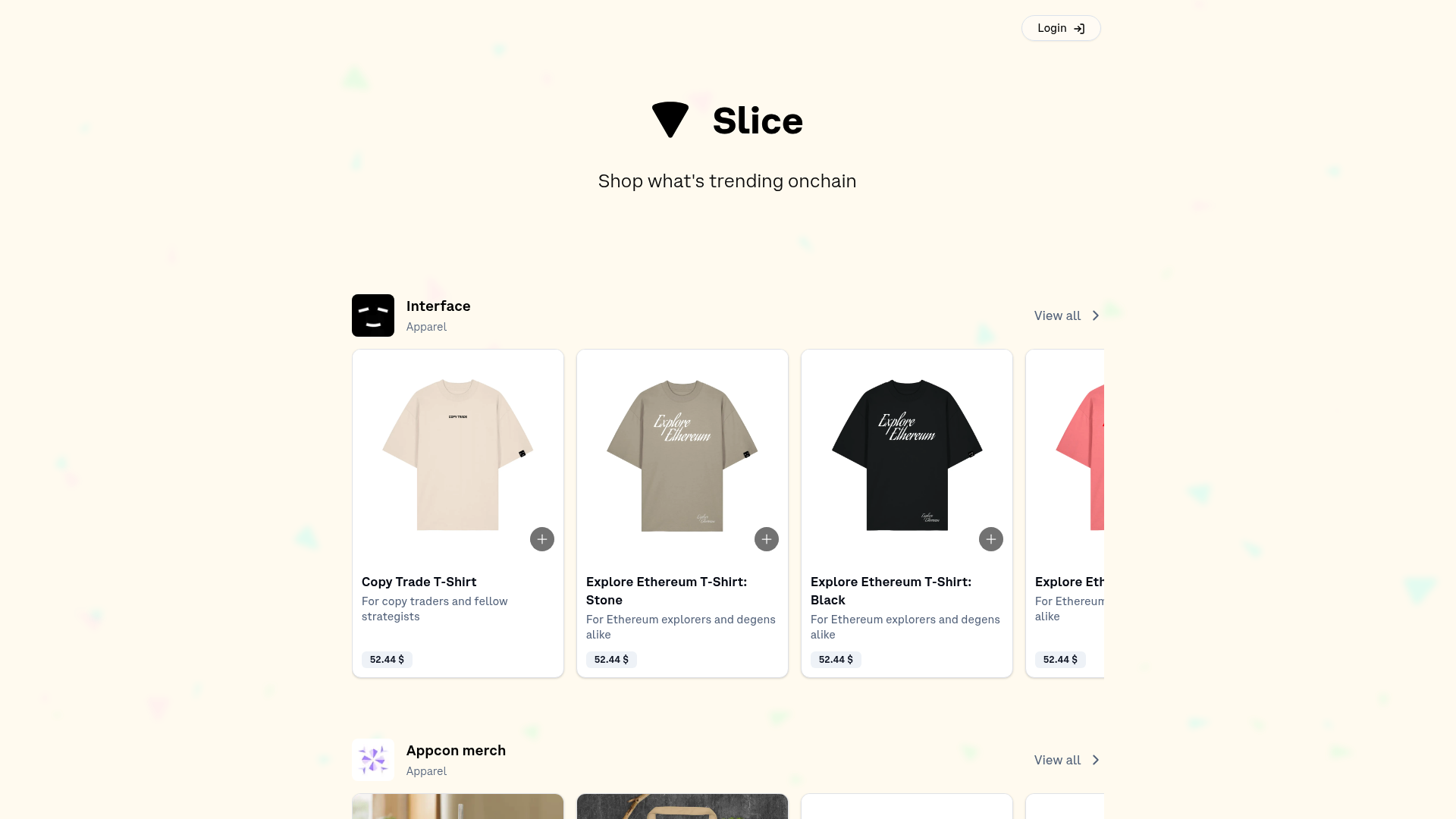 Slice website screenshot