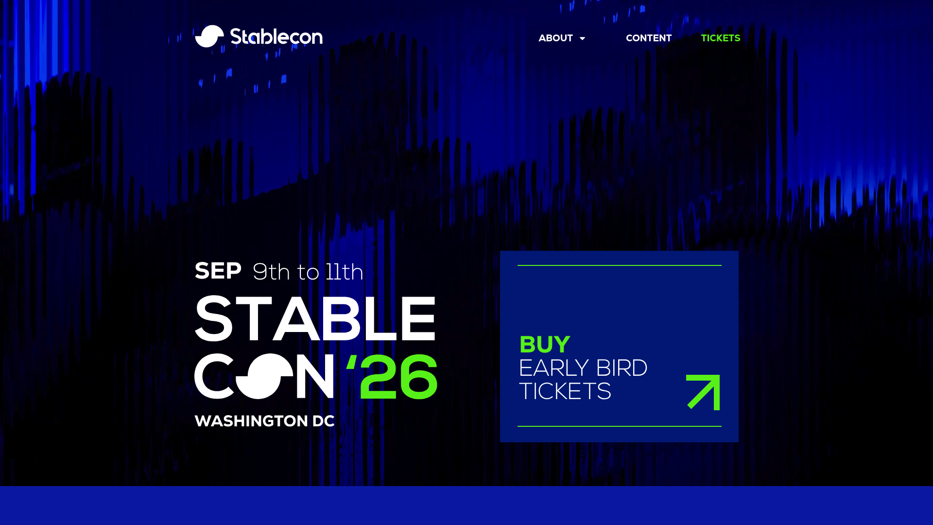 Stablecon website screenshot