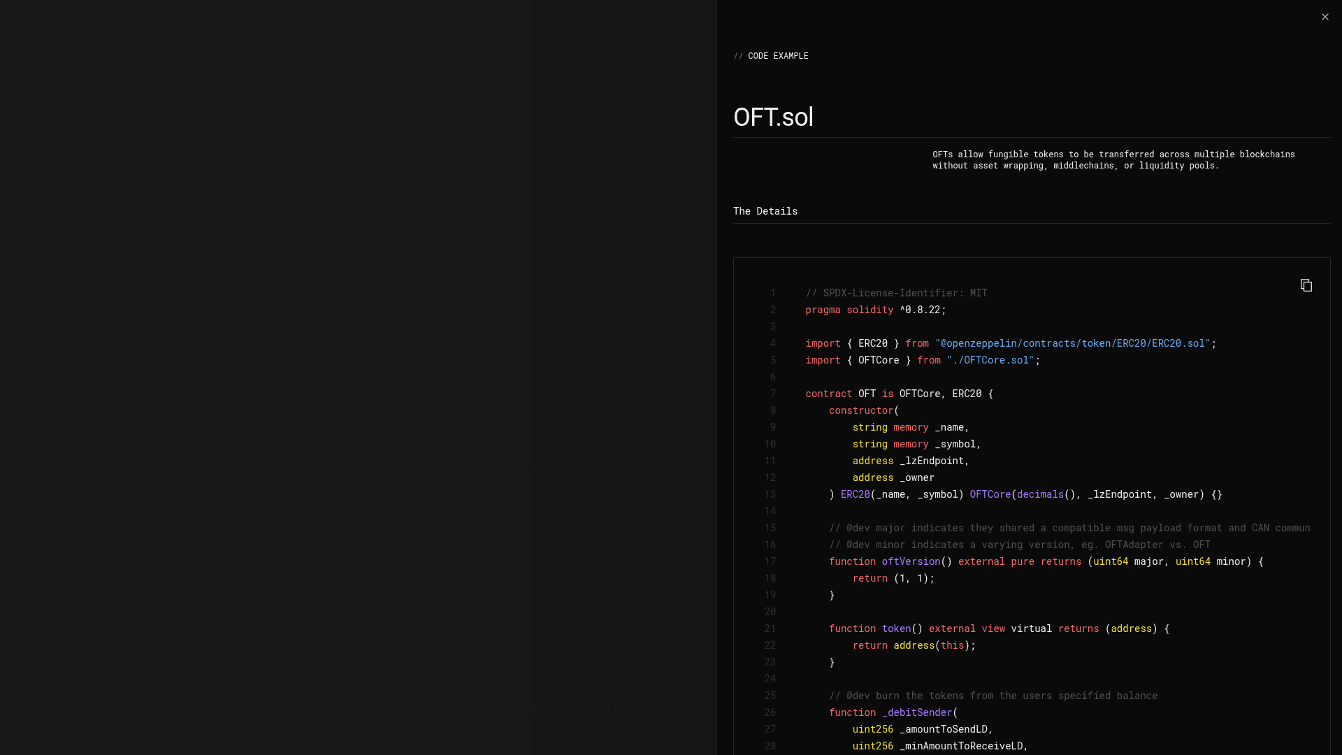 LayerZero website screenshot
