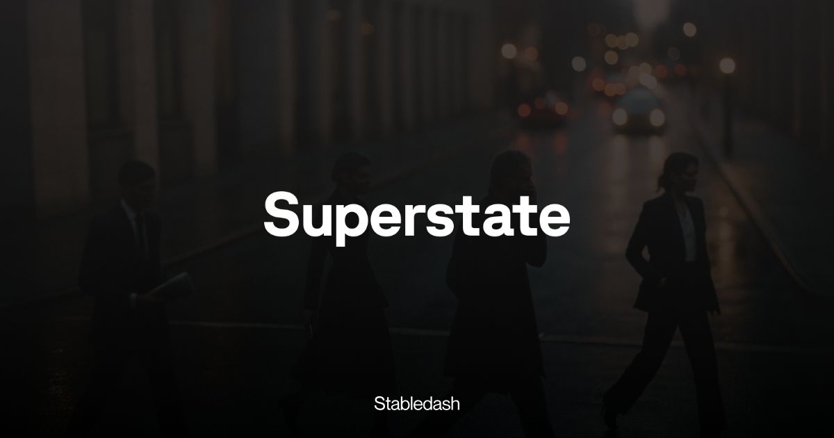 Superstate Raises $82.5M Series B to Tokenize Equities on Public Blockchains
