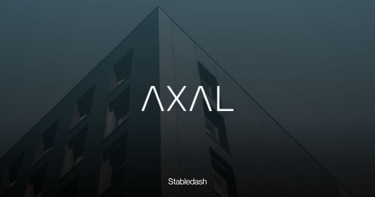 Axal Launches High-Yield Stablecoin Platform with MoonPay Integration
