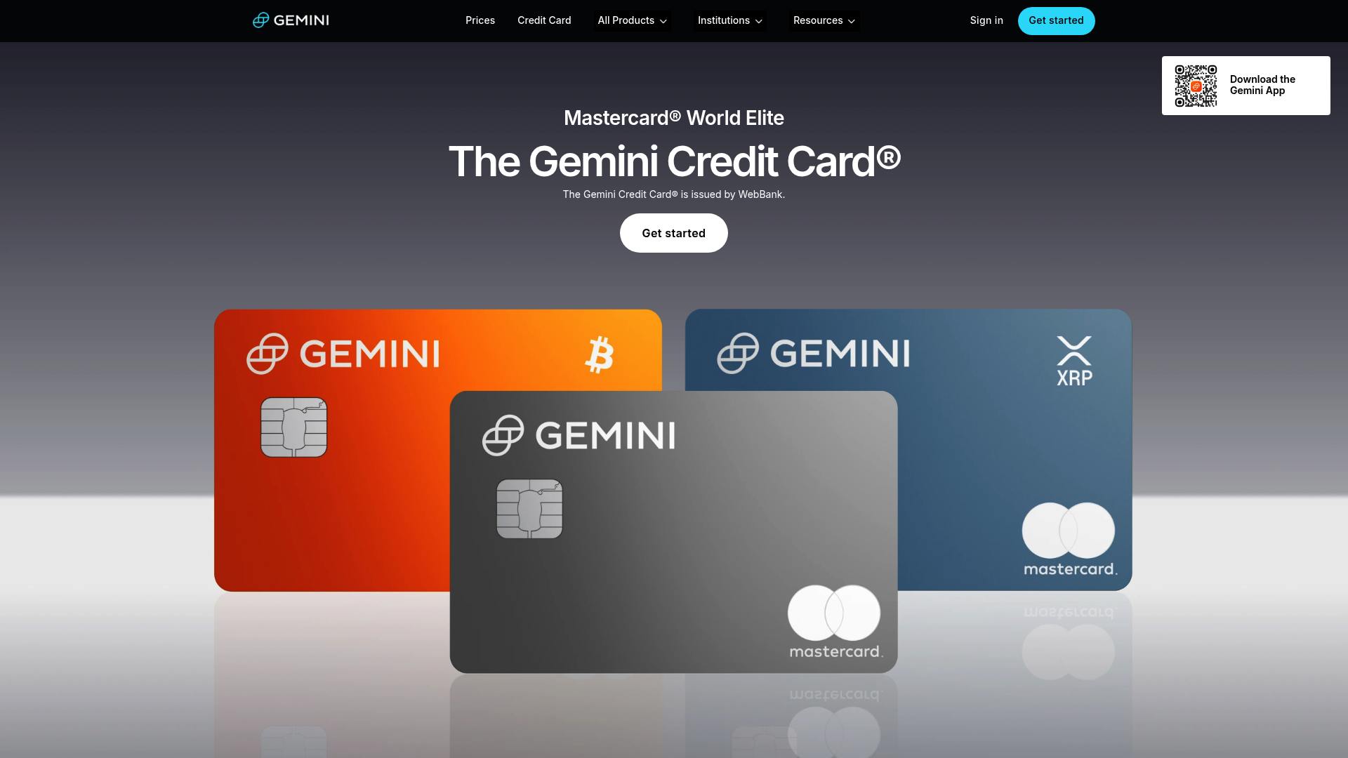 Gemini website screenshot