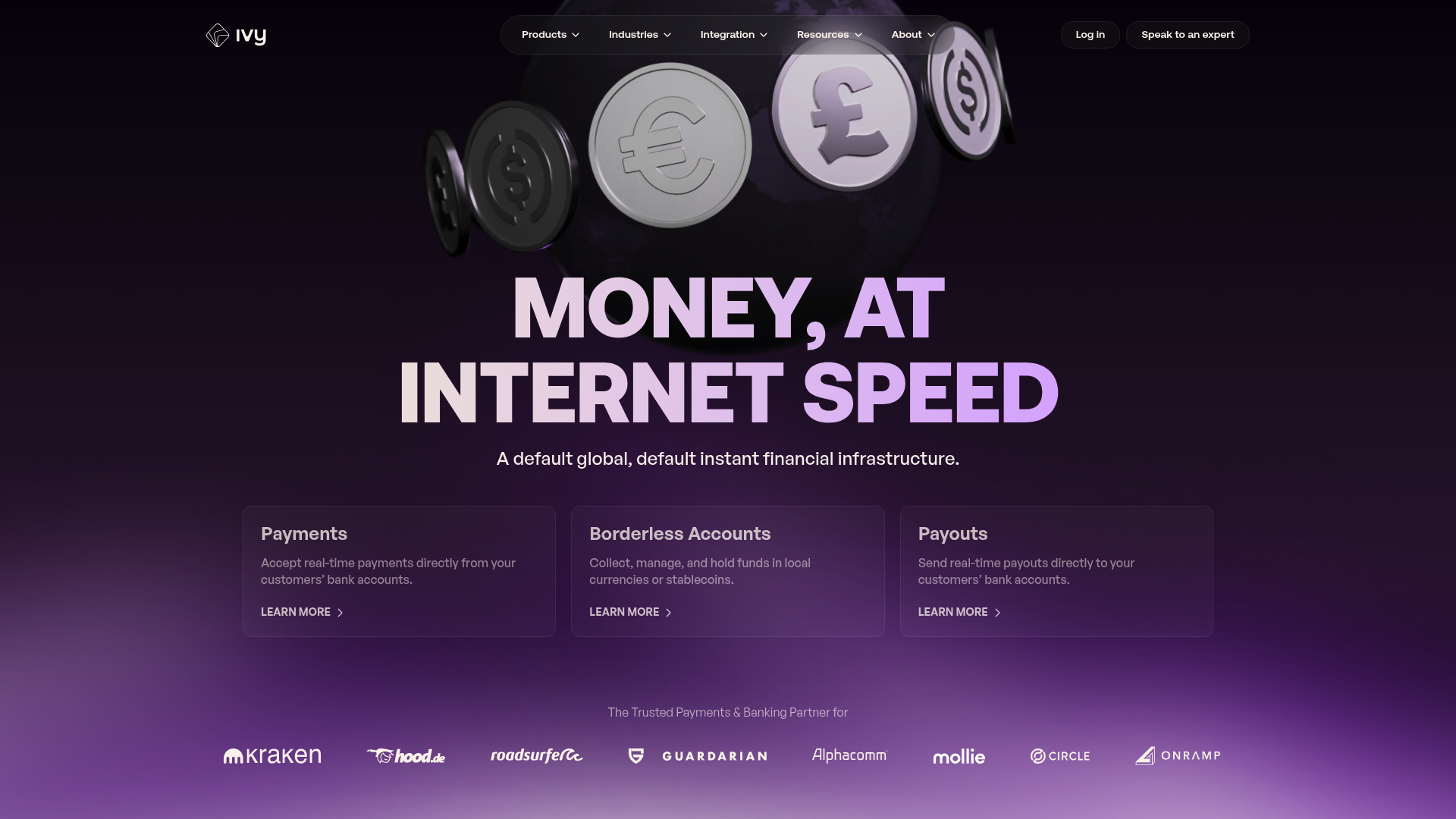 Ivy website screenshot