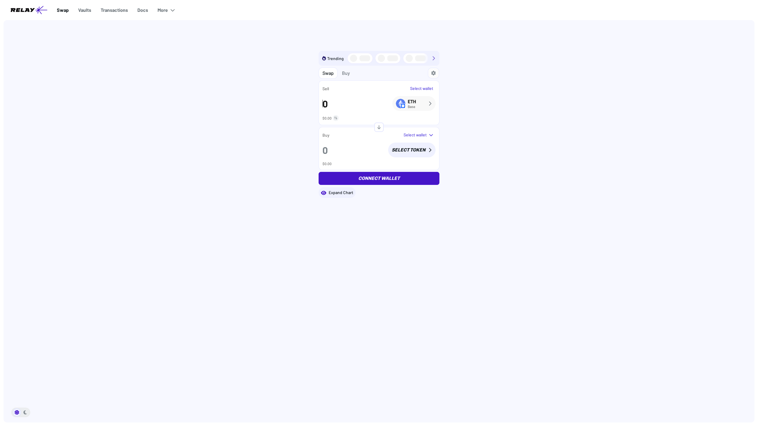 Relay website screenshot
